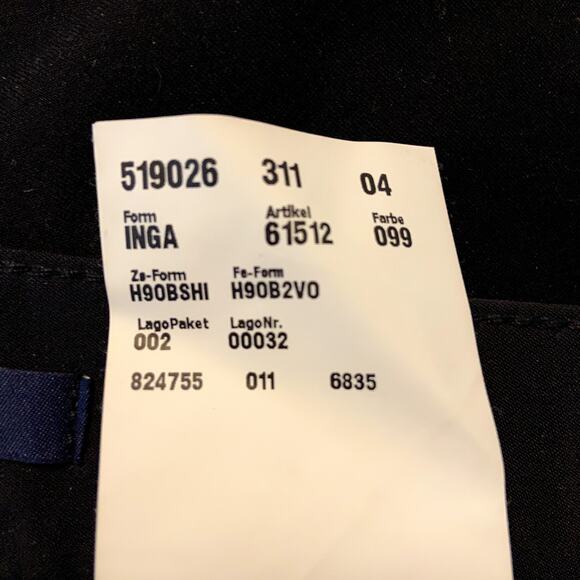 Atelier Gardeur Inga Jeans Straight Leg 48% Cotton High Waisted Black 38 6 - Picture 5 of 6